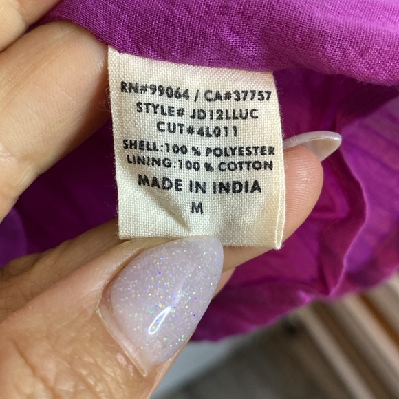 Billabong | Pink Striped Sun / Beach Dress - adjustable straps Crisscross - Med - Picture 8 of 9